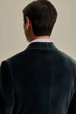 Hot Velvet Double Breasted Shawl Lapel Dinner Jacket Tailoring