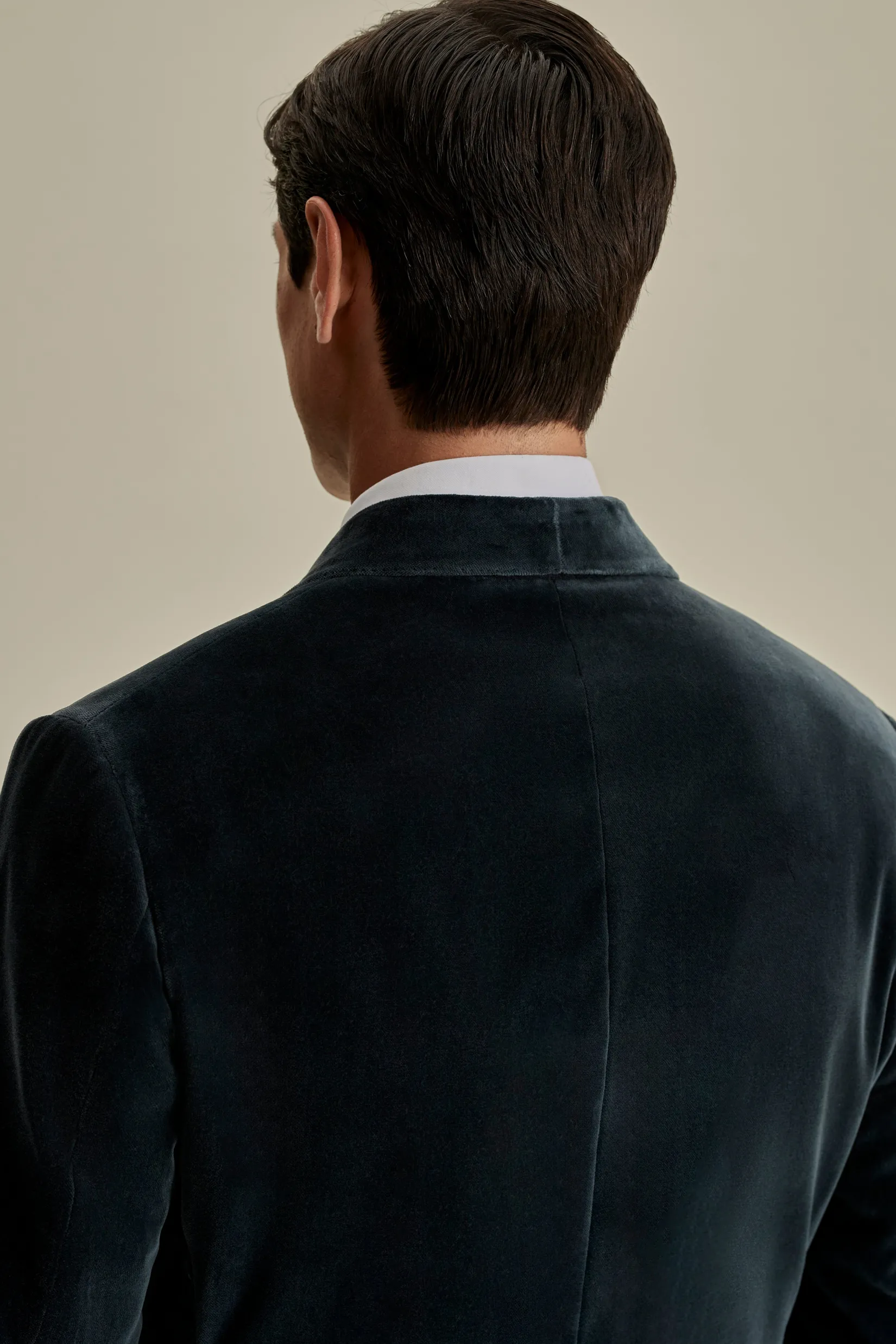 Hot Velvet Double Breasted Shawl Lapel Dinner Jacket Tailoring