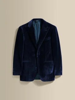 Outlet Velvet Single Breasted Peak Lapel Dinner Jacket Tailoring