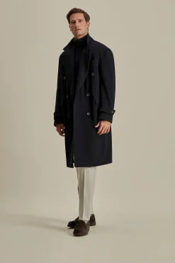 Discount Wool Cashmere Double Breasted Overcoat Outerwear|Tailoring