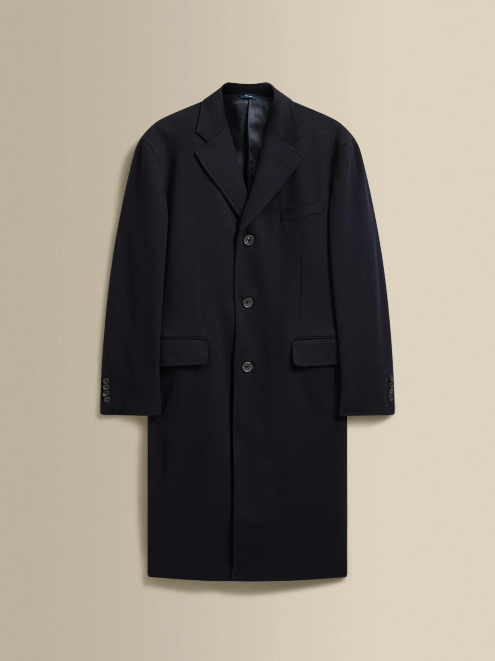 Online Wool Cashmere Single Breasted Overcoat Outerwear|Tailoring