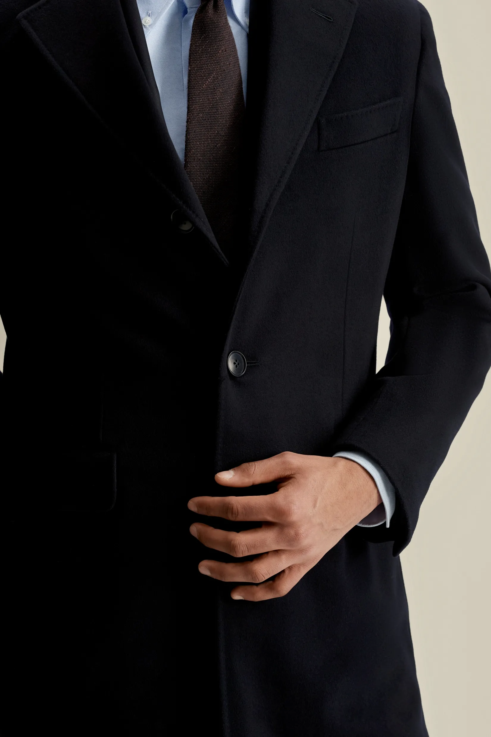 Online Wool Cashmere Single Breasted Overcoat Outerwear|Tailoring
