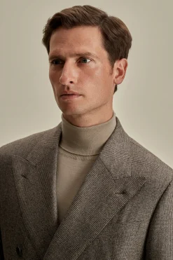 Best Wool Double Breasted Wide Peak Lapel Suit Tailoring