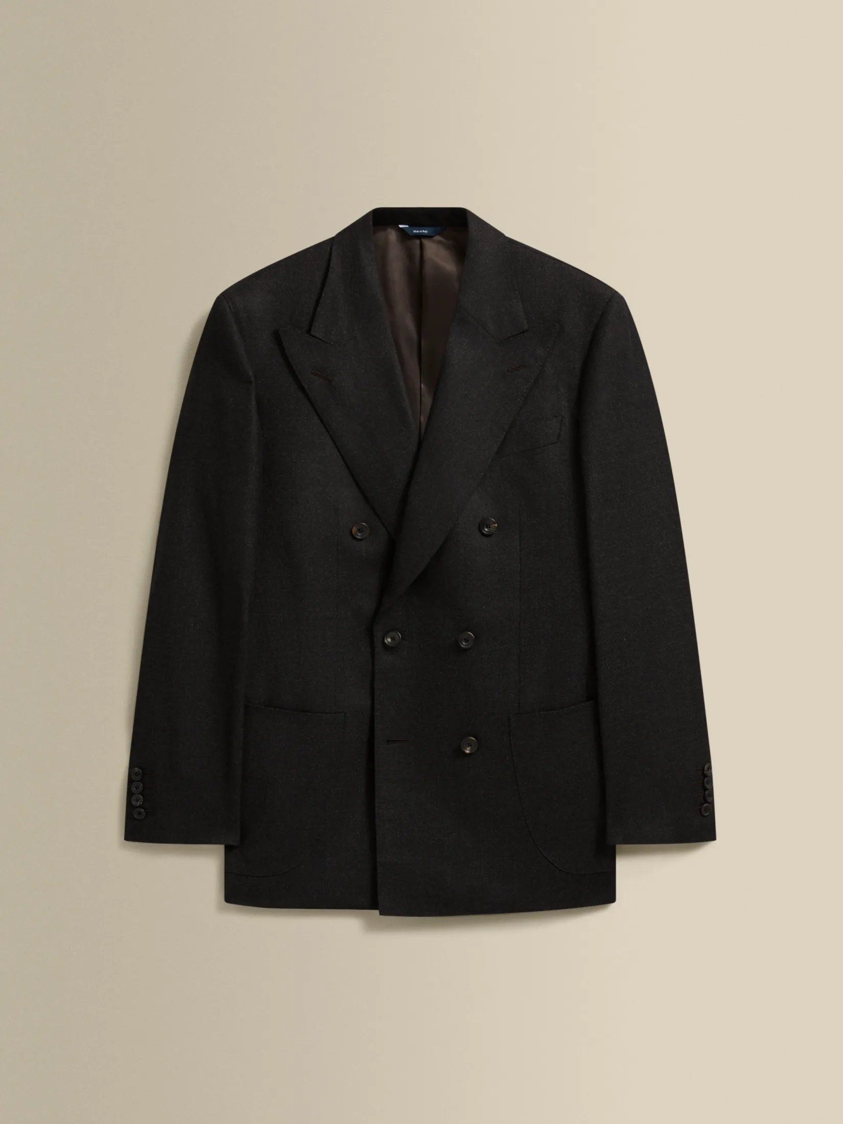 Online Wool Double Breasted Wide Peak Lapel Suit Tailoring