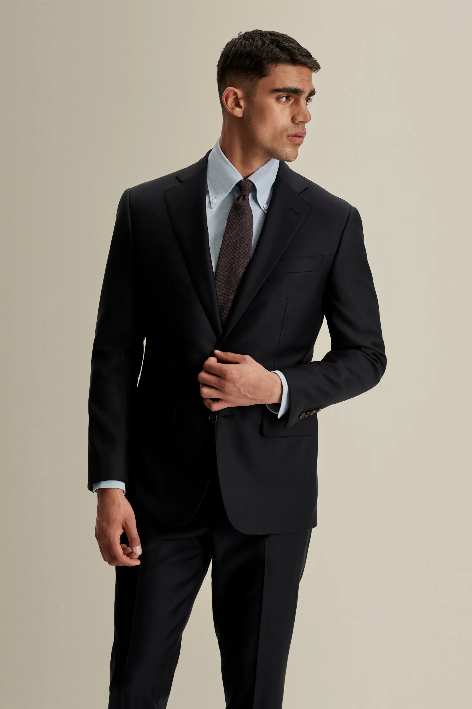 New Wool Single Breasted Weighhouse Suit Tailoring