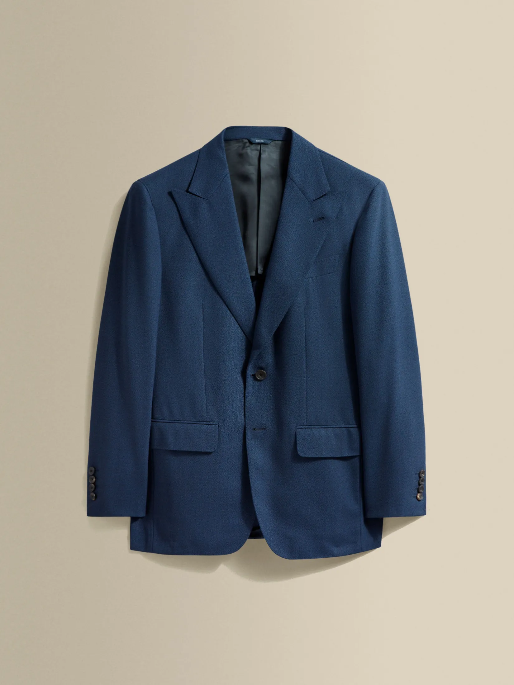 Best Wool Single Breasted Wide Peak Lapel Suit Tailoring