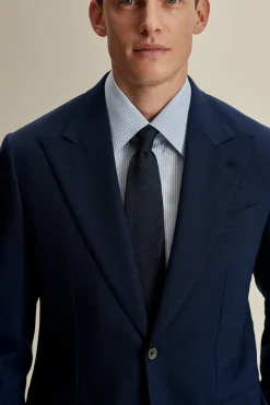 Best Wool Single Breasted Wide Peak Lapel Suit Tailoring