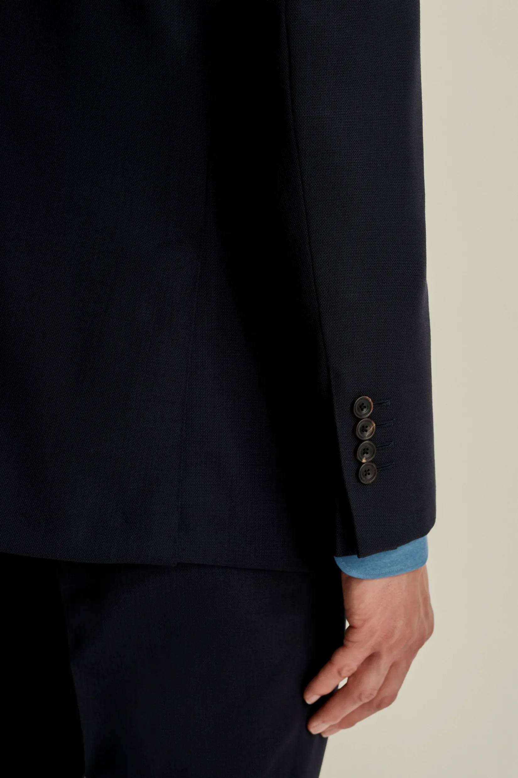 Clearance Wool Single Breasted Wide Peak Lapel Suit Tailoring