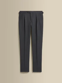 Online Wool Single Pleat Tailored Trousers Trousers & Shorts|Tailoring