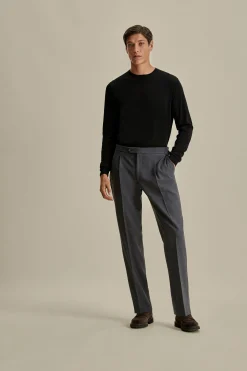 Online Wool Single Pleat Tailored Trousers Trousers & Shorts|Tailoring