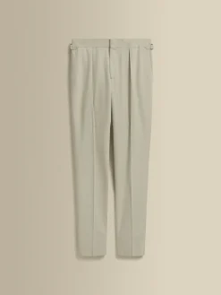 Best Wool Single Pleat Wide Leg Tailored Trousers Trousers & Shorts|Tailoring