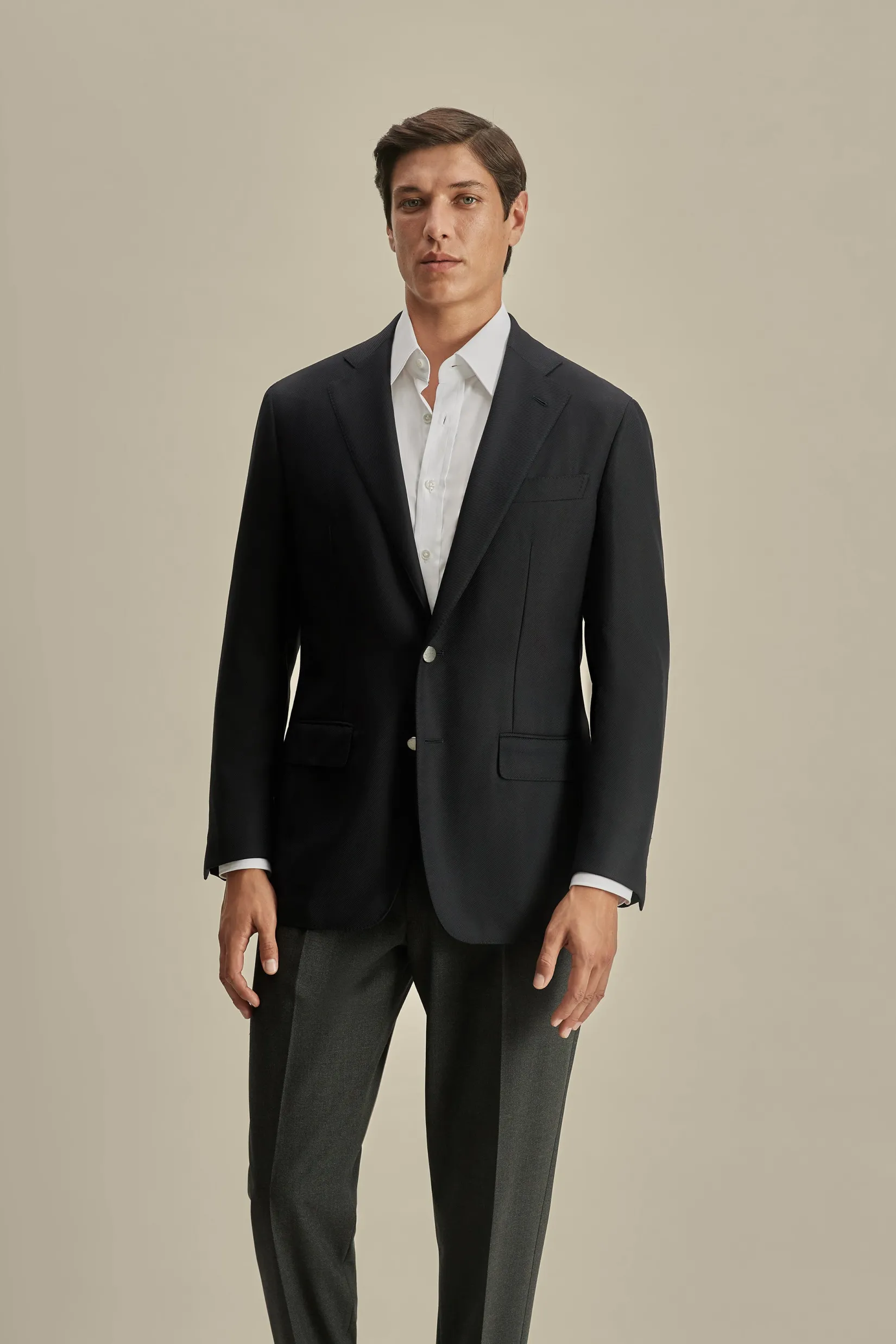 New Wool Unstructured Single Breasted Jacket Tailoring