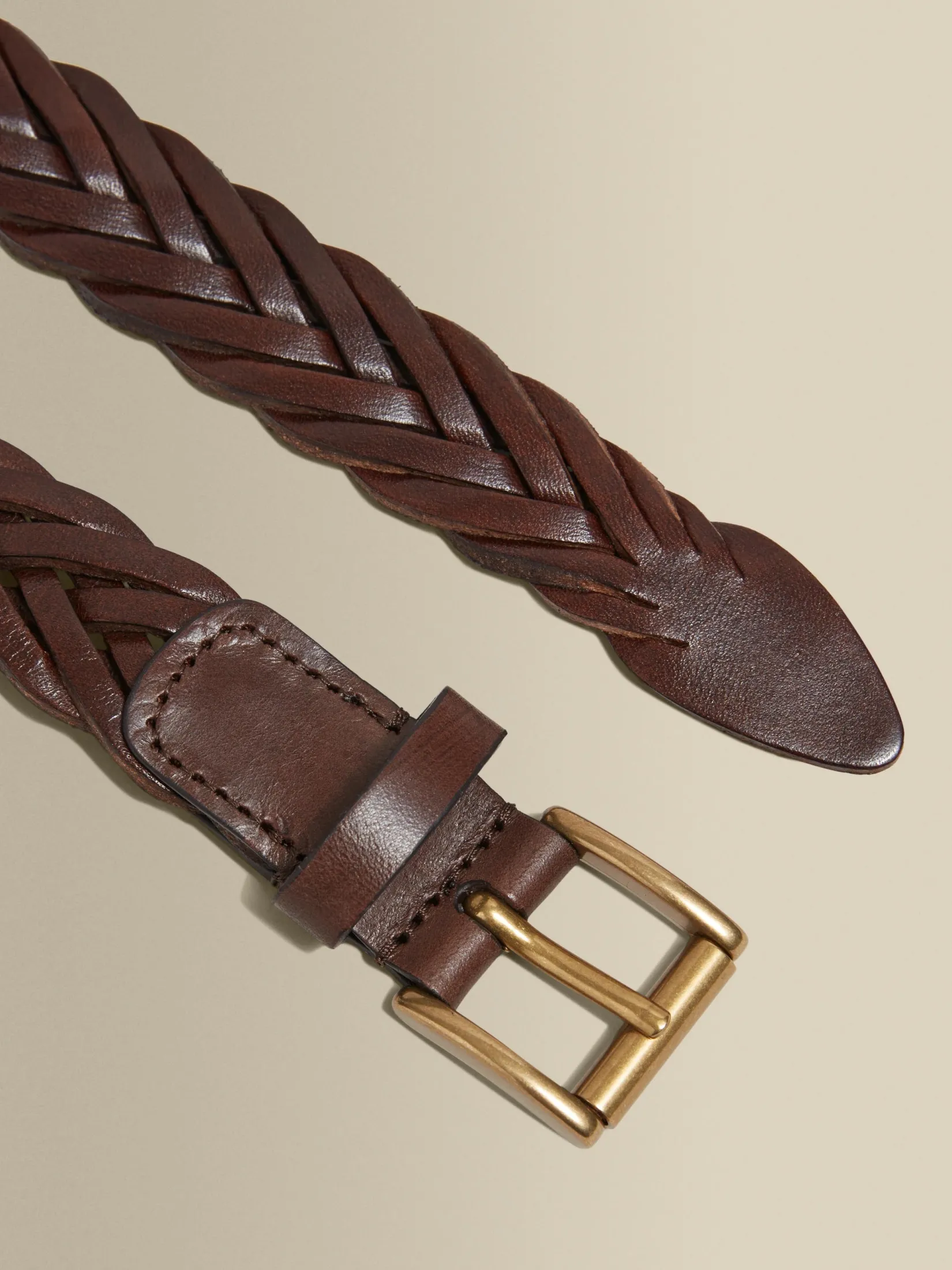 Hot Woven Leather Belt Accessories